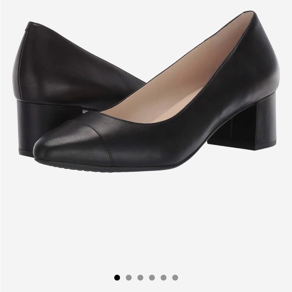 Cole Haan Women's Black The Go-To Block Heel Pump 45mm sz 9.5